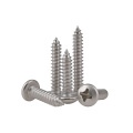 din 7981 white zinc Phillips Cross Recessed Pan Head Self Tapping Screw 6.3*45